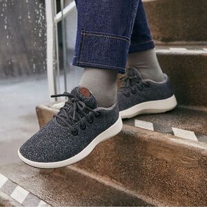 allbirds gray men’s wool runners sneakers shoes